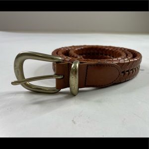 Coach leather braided woven weave belt size 36-90